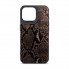 Чехол-накладка Harder Genuine Snake для Apple iPhone 15 Pro Max, Black (чёрный)