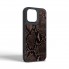 Чехол Harder Harder Genuine Snake для Apple iPhone 14 Pro Max, TPU + экокожа, Black (чёрный)