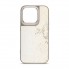 Чохол з екошкіри Harder Snake Pattern для Apple iPhone 15 Pro, White Cream