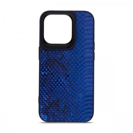 Чехол Harder Snake Pattern для Apple iPhone 15 Pro, Blue Mystic