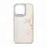Чехол-накладка Harder Snake Pattern для Apple iPhone 15 Pro Max, White Cream (бежевый)