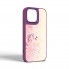 Чохол Harder Harder Snake Pattern для Apple iPhone 15 Pro Max, TPU + екошкіра, Pink (рожевий)