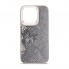 Чехол из экокожи Harder Snake Pattern для Apple iPhone 14 Pro, Grey Silver