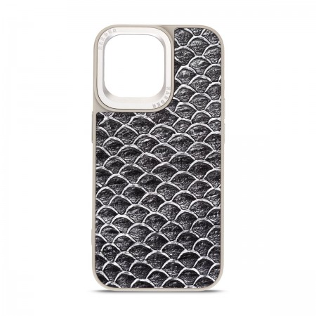 Чехол из экокожи Harder Virgin Mermaid для Apple iPhone 15 Pro Max, серый