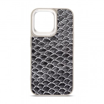 Чехол из экокожи Harder Virgin Mermaid для Apple iPhone 14 Pro Max, серый