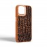 Чехол из экокожи Harder Kaiju Skin для Apple iPhone 15, Orange (оранжевый)