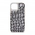 Чехол из экокожи и TPU Harder Kaiju Skin для Apple iPhone 15, Grey