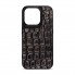 Чехол из экокожи Harder Kaiju Skin для Apple iPhone 15 Pro, чёрный