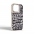 Чехол из экокожи Harder Kaiju Skin для Apple iPhone 15 Pro, серый