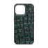 Чехол из экокожи Harder Kaiju Skin для Apple iPhone 15 Pro Max, зелёный