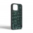 Чехол из экокожи Harder Kaiju Skin для Apple iPhone 15 Pro Max, зелёный