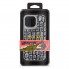 Чехол Harder Harder Kaiju Skin для Apple iPhone 15 Pro Max, TPU + экокожа, Grey (серый)
