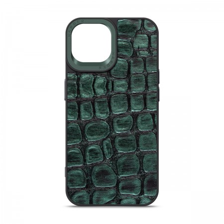 Чохол з екошкіри та TPU Harder Kaiju Skin для Apple iPhone 14, Green