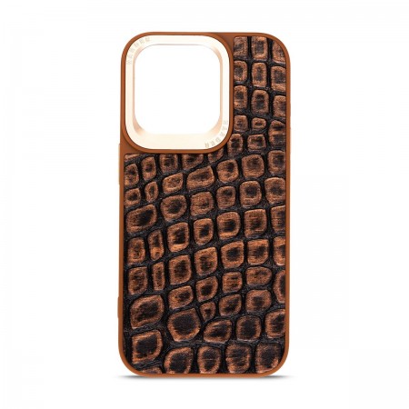 Чохол з екошкіри Harder Kaiju Skin для Apple iPhone 14 Pro, помаранчевий