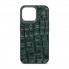 Чохол Harder Harder Kaiju Skin для Apple iPhone 14 Pro Max, TPU + екошкіра, Green (зелений)