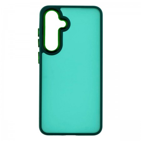 Чехол ArmorStandart Frame для Samsung S24 FE, тёмно-зелёный