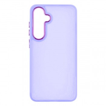 Чехол ArmorStandart Frame для Samsung S24 FE, фиолетовый, TPU + PC