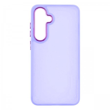 Чохол ArmorStandart Frame для Samsung S24 FE, фіолетовий, TPU + PC
