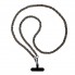 Ремінець для смартфона ArmorStandart Chain link Aged Ruthenium with Brown Leather, Brown (коричневий)