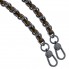 Ремінець для смартфона ArmorStandart Chain link Aged Ruthenium with Brown Leather, Brown (коричневий)
