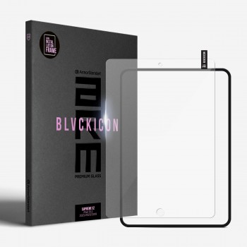 Защитное стекло ArmorStandart Supreme Black Icon для планшета Apple iPad 10.2 2021/2020/2019, 10.2