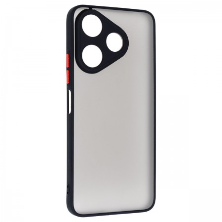 Чехол-накладка ArmorStandart Frosted Matte для Xiaomi Redmi 13 4G / Poco M6 4G, Black (черный)