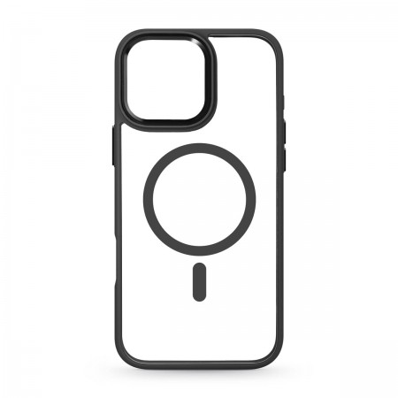 Прозорий чохол MagSafe ArmorStandart Unit MagSafe для Apple iPhone 16 Pro Max, Black (чорний)