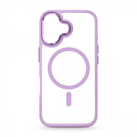 Противоударный чехол ArmorStandart Unit MagSafe для Apple iPhone 16, Violet (розовый)