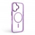 Противоударный чехол ArmorStandart Unit MagSafe для Apple iPhone 16, Violet (розовый)