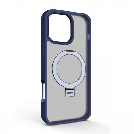 Чехол ArmorStandart Unit Stand для iPhone 16 Pro Max с подставкой и MagSafe, Dark Blue (синий)