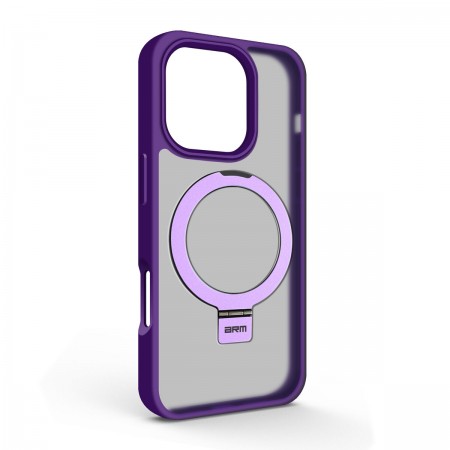 Чехол с подставкой и MagSafe ArmorStandart Unit Stand для Apple iPhone 16 Pro, Purple