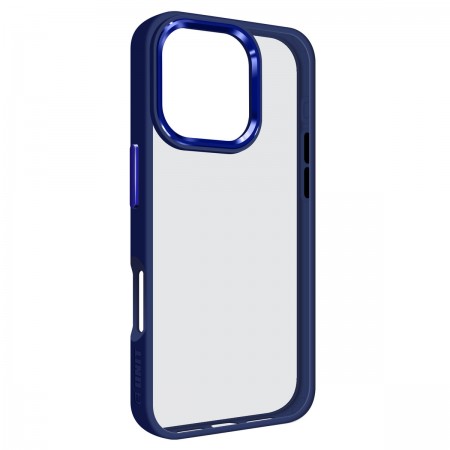 Чехол с прозрачной задней панелью ArmorStandart UNIT2 для Apple iPhone 16 Pro, Dark Blue
