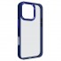 Чехол с прозрачной задней панелью ArmorStandart UNIT2 для Apple iPhone 16 Pro, Dark Blue