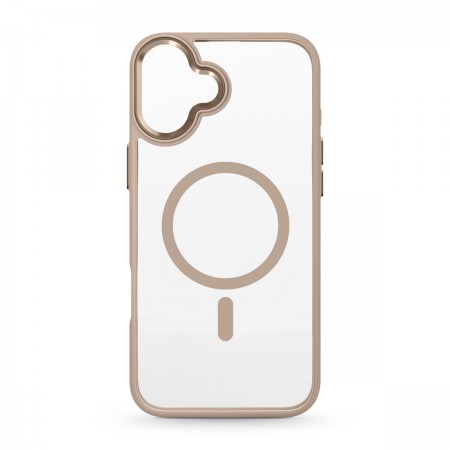 Прозорий чохол ArmorStandart Unit MagSafe для Apple iPhone 16 Plus, Titanium Gold