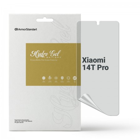 Гидрогелевая пленка ArmorStandart антишпион для Xiaomi 14T Pro, диагональ 6.67