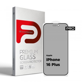 Защитное стекло ArmorStandart Pro Anti-spy Matte для iPhone 16 Plus, 6,7 Защитное стекло ArmorStandart Pro Anti-spy Matte для iPhone 16 Plus, 6,7