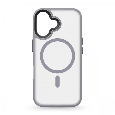 Противоударный чехол ArmorStandart Uniq MagSafe для Apple iPhone 16, Titanium Grey (серый)