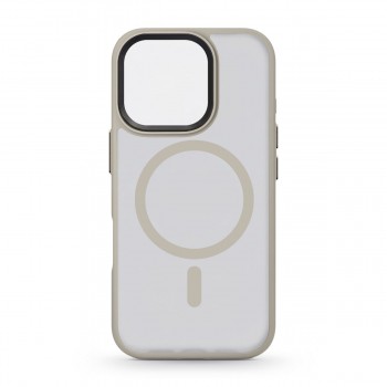 Чехол-накладка ArmorStandart Uniq MagSafe для Apple iPhone 16 Pro, Titanium Gold