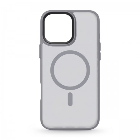 Прозорий чохол MagSafe ArmorStandart Uniq MagSafe для Apple iPhone 16 Pro Max, Titanium Grey (сірий)