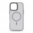 Прозорий чохол MagSafe ArmorStandart Uniq MagSafe для Apple iPhone 16 Pro Max, Titanium Grey (сірий)