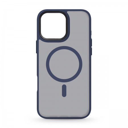 Прозрачный чехол MagSafe ArmorStandart Uniq MagSafe для Apple iPhone 16 Pro Max, Dark Blue (синий)