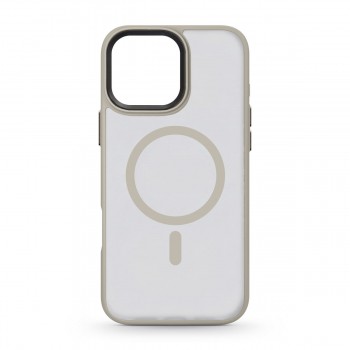 Чехол-накладка ArmorStandart Uniq MagSafe для Apple iPhone 16 Pro Max, титановый золотой