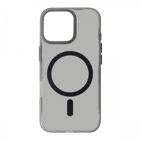 Прозорий чохол MagSafe ArmorStandart Y23 MagSafe для Apple iPhone 16 Pro Max, Transparent Black (чорний)