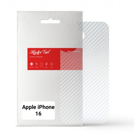 Гідрогелева плівка ArmorStandart для Apple iPhone 16 Carbone Transparent, діагональ 6.1