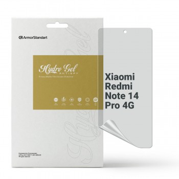 Гидрогелевая пленка ArmorStandart антишпион для Xiaomi Redmi Note 14 Pro 4G, диагональ 6.67 Гидрогелевая пленка ArmorStandart антишпион для Xiaomi Redmi Note 14 Pro 4G, диагональ 6.67