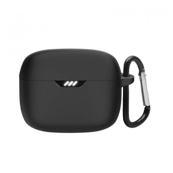 Силіконовий чохол для навушників JBL Tune 245 NC / Tune Beam ArmorStandart Hang Case з карабіном, чорний Силіконовий чохол для навушників JBL Tune 245 NC / Tune Beam ArmorStandart Hang Case з карабіном, чорний