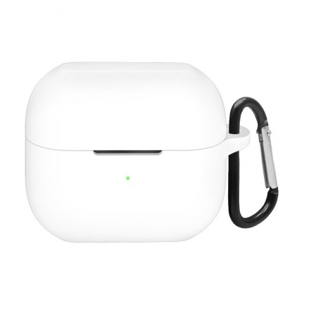 Силиконовый чехол для наушников Samsung Galaxy Buds 3 FE / 3 / 3 Pro ArmorStandart Hang Case с карабином, белый