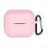 Силиконовый чехол для наушников Samsung Galaxy Buds 3 FE / 3 / 3 Pro ArmorStandart Hang Case, розовый