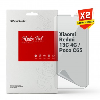 Гідрогелева плівка ArmorStandart матова для Xiaomi Redmi 13C 4G / Poco C65, діагональ 6.74