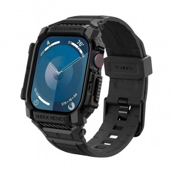 Чехол-ремешок Spigen Rugged Armor Pro для Apple Watch 11/10 46 mm, Matte Black